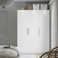 PAX / FORSAND Wardrobe, white/white, 150x60x201 cm