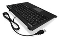 Keysonic Mini Wired Keyboard ACK-540U+ (US) touchpad, US Layout