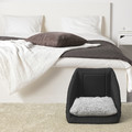 LURVIG Cat bed/house, black/white, 38x38x37 cm