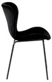 Chair Batilda, velvet, black