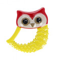 Bam Bam Teether Owl 1pc, assorted colours, 4m+