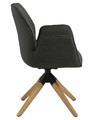 Swivel Chair Aura, auto return, dark grey