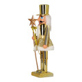 Nutcracker Christmas Decoration 38cm, hat, gold