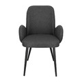 Upholstered Chair Labby, dark grey