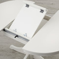 INGATORP Extendable table, white, 90/125 cm