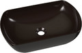 Ravak Countertop Wash-Basin Ceramik Slim O 50 cm, black