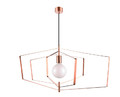 GoodHome Pendant Lamp Nedoki E27 90cm, copper