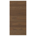 STENSTA Cover panel, dark brown ash veneer, 39x80 cm