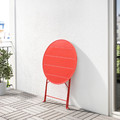 SUNDSÖ Table, outdoor, orange, 65 cm