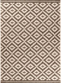 Rug Flox 150 x 200 cm, patterned/beige