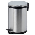 SNÖRPA Pedal bin, stainless steel, 12 l