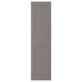 GRIMO Door with hinges, grey, 50x195 cm