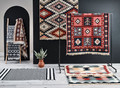 Rug Pled 80 x 150 cm, aztec black