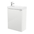 Wall-mounted Basin Cabinet GoodHome Imandra 44cm, white