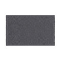 GoodHome Bath Mat Elland 50 x 80 cm, ebony