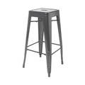 GoodHome Bar Stool Branza, grey