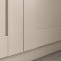 PAX / BERGSBO Wardrobe combination, grey-beige/grey-beige, 100x60x236 cm