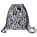 Drawstring Bag School Shoes/Clothes Bag Zebra