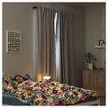 BRUKSVARA Room darkening curtain, 1 piece, grey, 140x250 cm