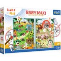 Trefl Primo Baby Maxi Puzzle Double-Sided 4in1 Babies & the Bear 2+