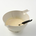 VISPNING Mixing bowl, beige, 3.0 l
