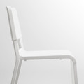 VANGSTA / TEODORES Table and 6 chairs, white/white, 120/180 cm