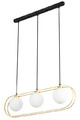 Italux Pendant Lamp Grosetta 3 x G9, gold/black