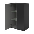 GoodHome Bathroom Wall Cabinet Imandra 60 x 90 x 36 cm, matt black