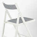 NORDEN / FRÖSVI Table and 4 chairs, white/Knisa light grey, 26/89/152 cm