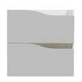 KALLAX Insert with 2 drawers, grey, 33x33 cm