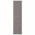 GRIMO Door with hinges, grey, 50x195 cm