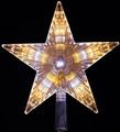 Christmas Tree Topper Star 10 LED, battery-operated, warm white