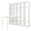 KALLAX / LAGKAPTEN Desk combination, white, 182x159x182 cm