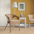 AGEN Armchair with cushion, rattan, Norna natural