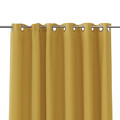 GoodHome Curtain Jacquard 140 x 260 cm, light gold