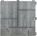 Decking Tile Mosaic 30 x 30 cm, grey, 4pcs