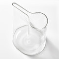 CHILIFRUKT Vase/watering can, clear glass, 21 cm