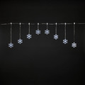 Christmas Lights 8 LED Snowflakes, indoor