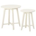 KRAGSTA Nesting tables, set of 2, white