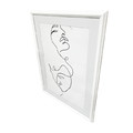 GoodHome Picture Frame Blanton 50 x 70 cm, white