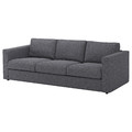 VIMLE Cover for 3-seat sofa, Gunnared medium grey