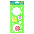 Starpak Spirograph Circle Template 1pc, assorted colours