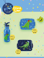 PRET Water Bottle for Children 500ml Dragon Blue