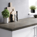 GoodHome Kitchen Worktop Kala 3.8 cm, cement-like