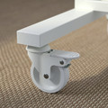 MITTZON Frame with castors, white, 85x205x50 cm