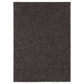 STOENSE Rug, low pile, dark grey, 170x240 cm