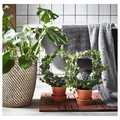 RÅGKORN Plant pot, indoor/outdoor natural, 24 cm