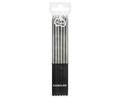 Birthday Candles Platinum 14.5cm 6pcs, silver