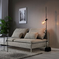 HÅRSLINGA Floor lamp, black