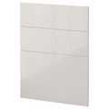 METOD 3 fronts for dishwasher, Ringhult light grey, 60 cm